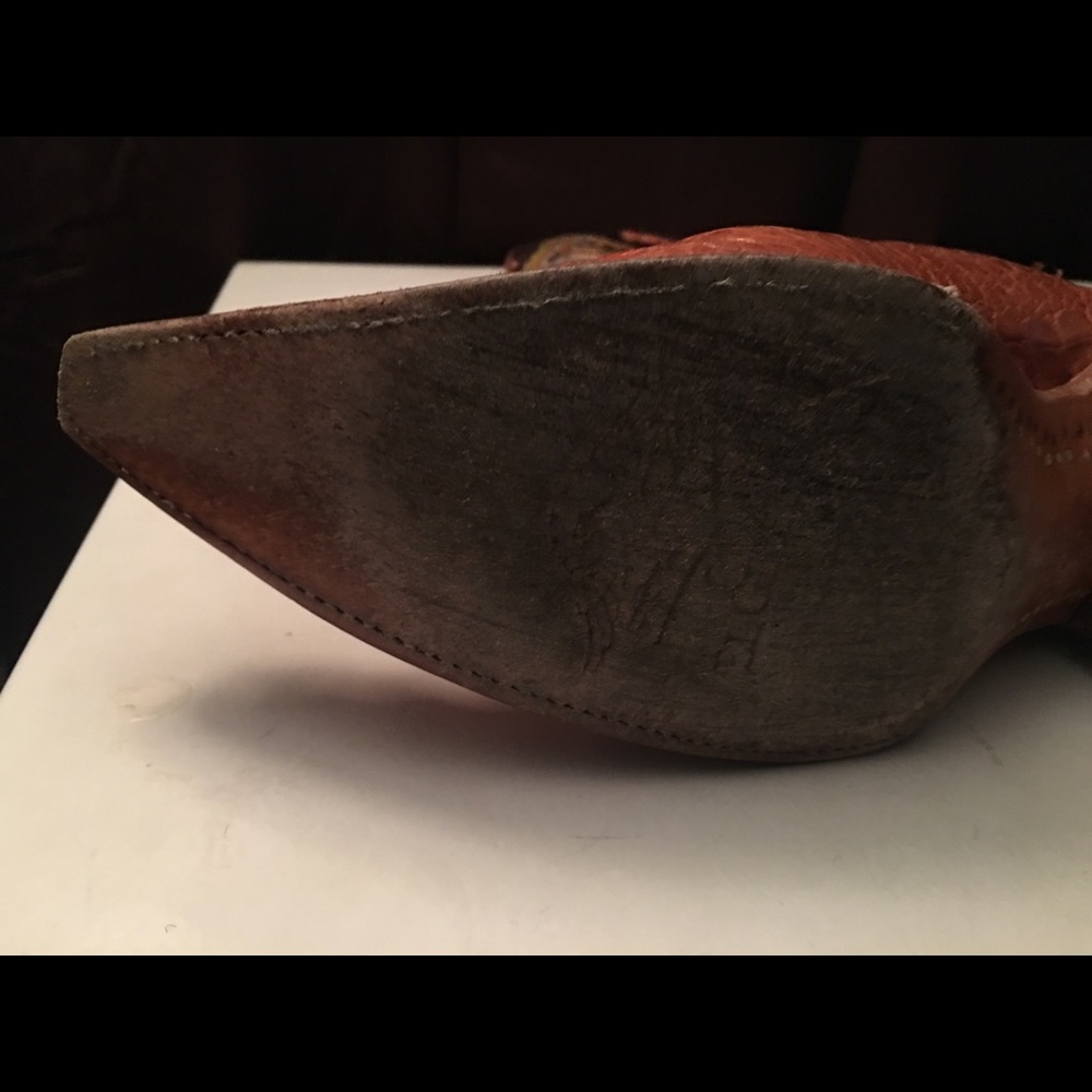 Genuine Alligator Cowboy Boots - Picture 6 of 8